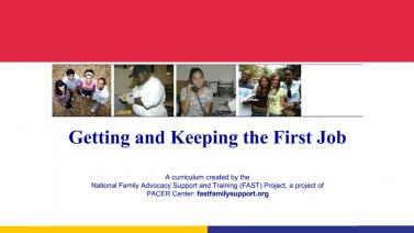 Getting and Keeping Your First Job