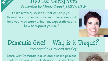 Tips for Caregivers & Dementia Grief