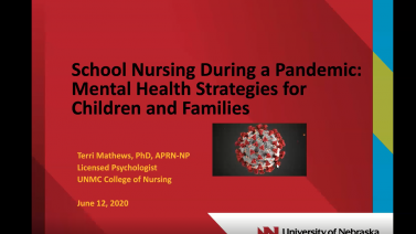 School Nursing During A Pandemic Part 1: Mental Health Strategies For Children And Families