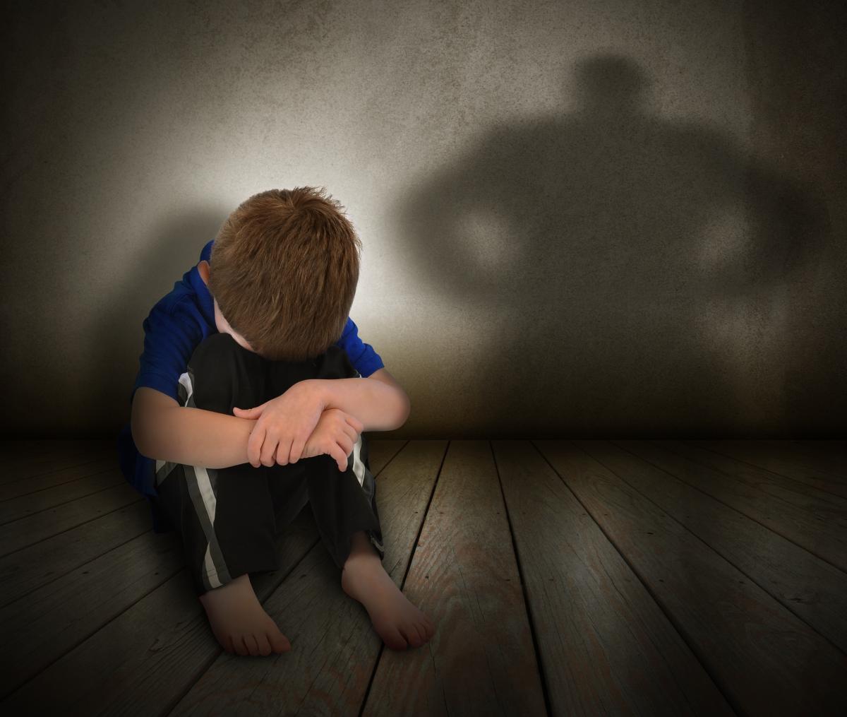 Child sitting on floor
